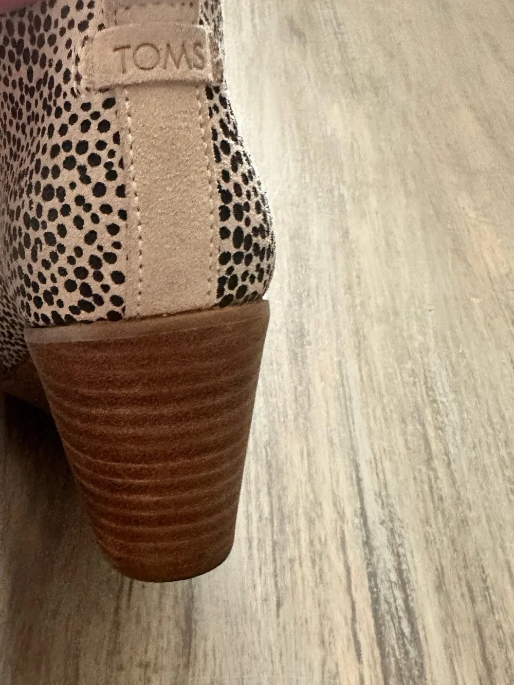 TOMS Kallie Wedge Booties Cheetah Print Suede - Picture 9 of 14